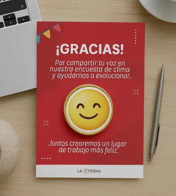 Tarjeta de agradecimiento